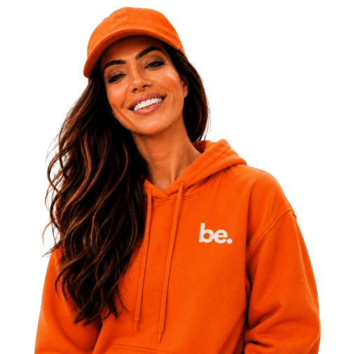 Paciente sorrindo, apoiada pelo cuidado da Be4Hope